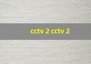 cctv 2 cctv 2